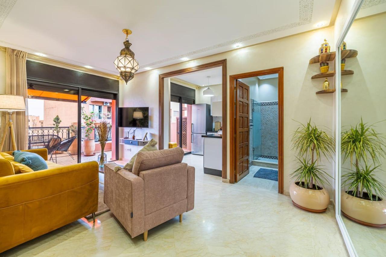 L'Atlas - Appartement Authentique A Gueliz Маракеш Екстериор снимка
